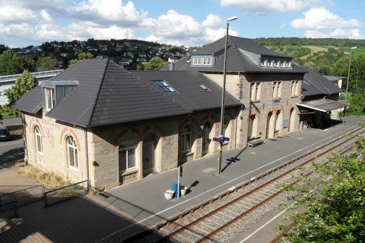 Im Bahnhof Leilighet Weikersheim Eksteriør bilde